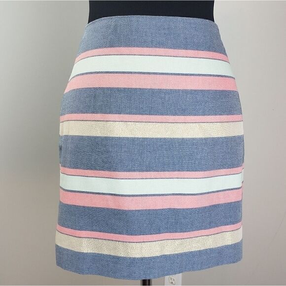 Cute Gap Stripe Skirt Size 0 - Picture 1 of 4